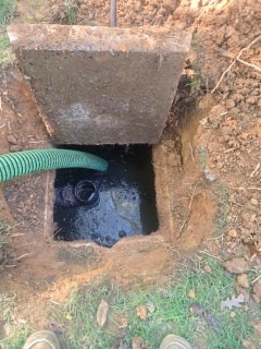 Septic tank access and pumping service — Fairfax Suburban Septic LLC
